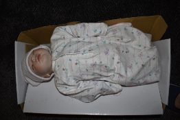 A Banbury mint lifelike doll 'My baby girl' by Sheila Michael.