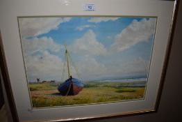 A limited edition print 299/500, indistinctly signed(possibly Tony Fallom?)