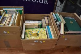 A selection of text and reference books including gardening botany and geographical