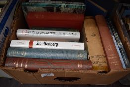 A selection of text and reference books including social and art interest