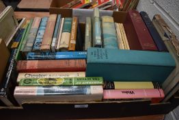 A selection of text and reference books including country side local interest and geographical