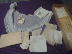 A collection of lacework, cutwork and embroidery, various delicate techniques are used through these