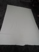 An antique Marseilles bed coverlet or throw,around late 19th early 20th century, white on white with