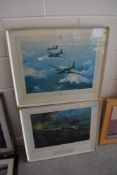 A selection of aviation and R.A.F prints by Robert Taylor all pieces are signed