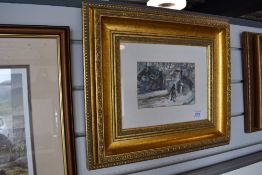 An original mixed medium marked Kilmarnock 1987