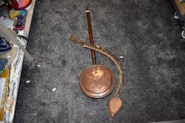 A vintage scycle having wooden handle, including hand guard and birch protective guard fitted to the