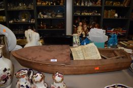 A Modelcraft Ltd Daytona 33 Cabin Cruiser, part built with motor and instruction present