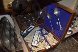 Two canteens of good quality cutlery and extensive selection of items in each, both appear to