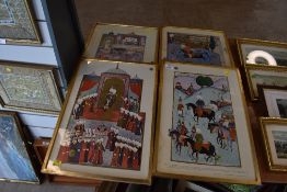A set of four Turkish prints.