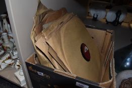 A selection of vintage shellac 78rpm records