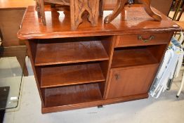 A modern mahogany Hifi cabinet, approx. Width 105cm