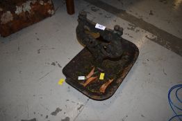 A traditional cast boot scraper