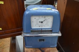 A vintage ITR time recorder clock