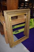 A large gilt wood picture frame, approx. 80 x 103cm