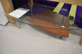 A Designer swing out coffee table, Stanza Italia by House of Fraser