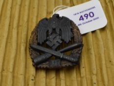 A German WW2 General Assault Badge, 100 Actions, unmarked