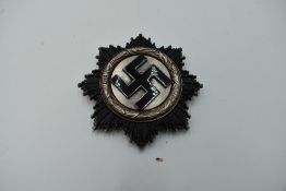 A German Third Reich WW2 War Order of the German Cross in silver
