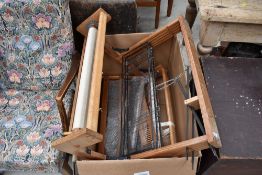 A traditional table top loom, great for industrial crafts, possibly Dryad