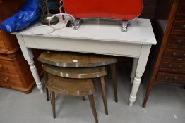 A Victorian painted side table, approx. width 106cm