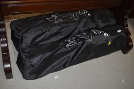 A pair of Gelert camping chairs, tub style