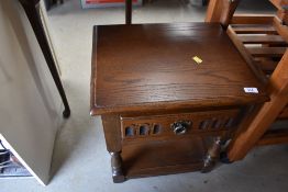 An oak side table by Old Charm