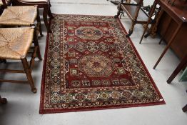 A modern wool rug, of traditional design, Royal Pavillion, approx. 120 x 180cm
