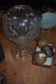 A lead crystal St Annes golf trophy and similar.