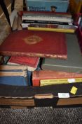 A selection of vintage volumes and reference books including history and sailing interest