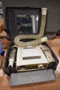 A vintage cased hair and nail dryer the Ronson Escourt