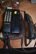 Two early mobile phones including Mitsubishi and Novatel