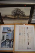 Three prints, of nautical interest.