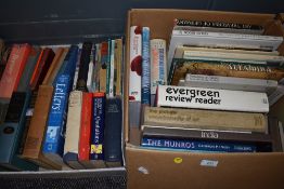 A selection of text and reference books including Karl Marx, Needle work and history German art