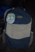 A modern coast and country picnic backpack