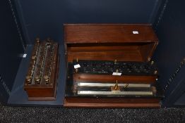 A vintage Cambridge Instrument Co Ltd Callendar and Griffith Resistance Bridge and a WG Pye and Co