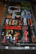 A selection of action and thriller film and dvds