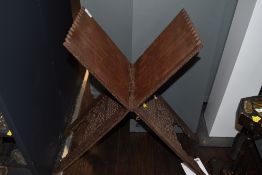 A large vintage Anglo Indian carved stand or similar.