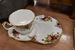 A Royal Albert old country roses breakfast set.