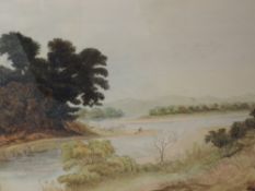 A watercolour, attributed to Major General John Brownrigg Bellasis, Tiger shooting, 34 x 44cm,