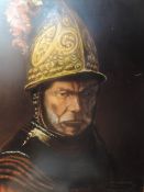 An oil painting G Holtzcattrazz, Rembrandt Kojzie, indistinctly signed and dated 1965, 60 x 48cm,