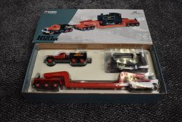A Corgi 1:50 scale Limited Edition Heavy Haulage diecast, Diamond T Ballast with Girder Trailer &