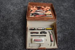 A Marklin Z Gauge Mini Club 8900 Good train part set, comprising of a 0-6-0 tank locomotive, six