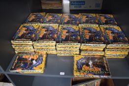 A collection of Inkworks 1998 Supervue Godzilla Premium Trading Cards packs, 42 boxes in total, 36