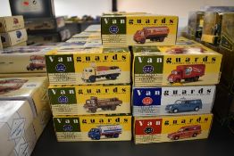 A collection of Forty One Lledo Vanguards 1950's-1960's Classic Commercial Vehicles, including