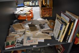 A large collection of Railway and other Transport ephemera including 1947 ABC Railway & Bus Guide,