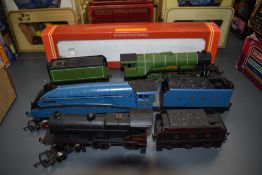 Two Hornby 00 gauge LNER 4-6-2 Loco's & Tenders, Flying Scotsman and Seagul along with a Hornby 00