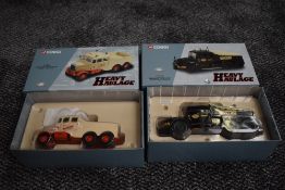 Two Corgi 1:50 scale Limited Edition Heavy Haulage diecasts, Scammell Constructor Siddle C Cook