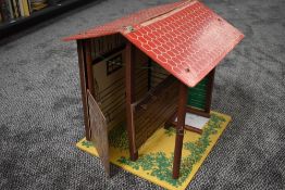A vintage wooden Sindy Horse Stable