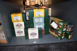 Twelve Corgi (china) advertising diecasts including Eddie Stobart, Building Britain, Public