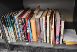 A shelf of mixed vintage Toy related volumes, catalogues and leaflets including Triang Toys,