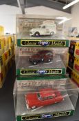 A collection of Sixteen Corgi Classic Models diecasts including Morris 1000 Van, Ford Popular